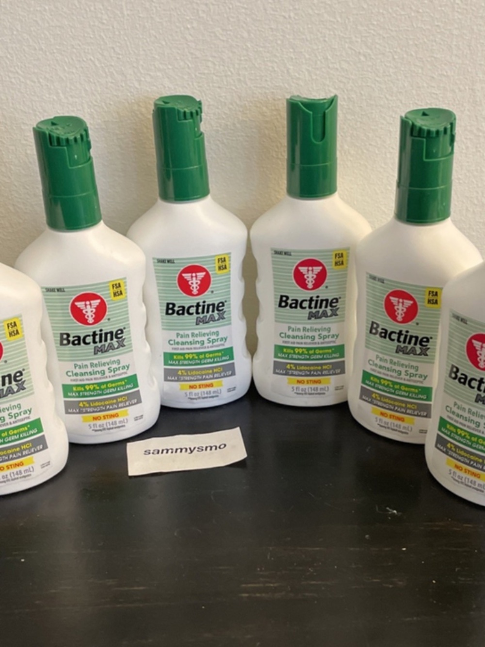 Bactine MAX Relieving Cleansing Spray 5oz x6 2027/ 2028